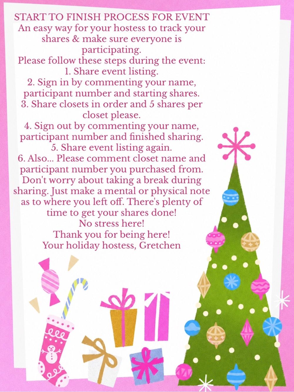Participant Slide Posted (2nd Photo)🎄Holiday Shop and Share🎁30 Closet Event☃️ - Picture 5 of 5